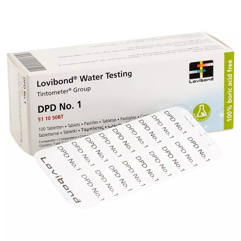 DPD No. 1 Testtabletten für Scuba, Checkit & Photometer - 100 Stk