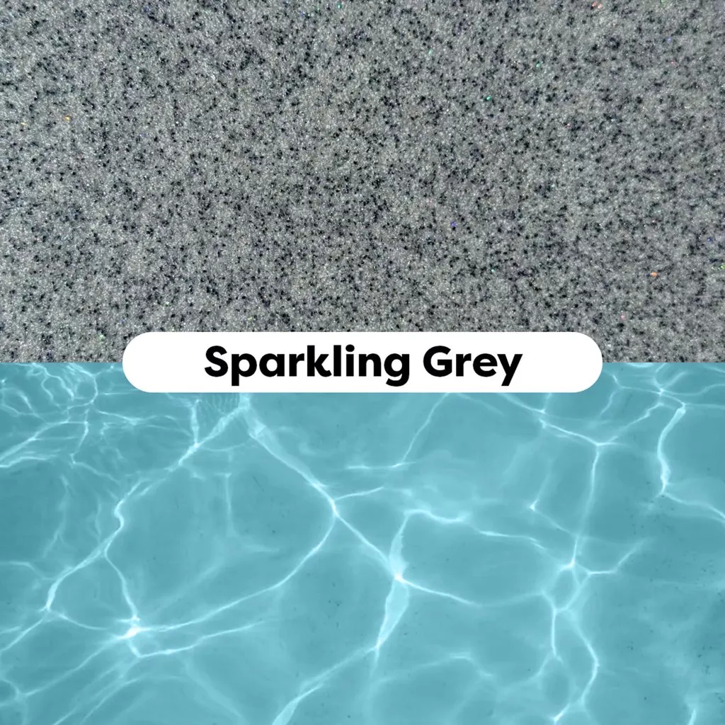 farbe-sparkling-grey WaterRows Double 75 GFK-Fertigbecken
