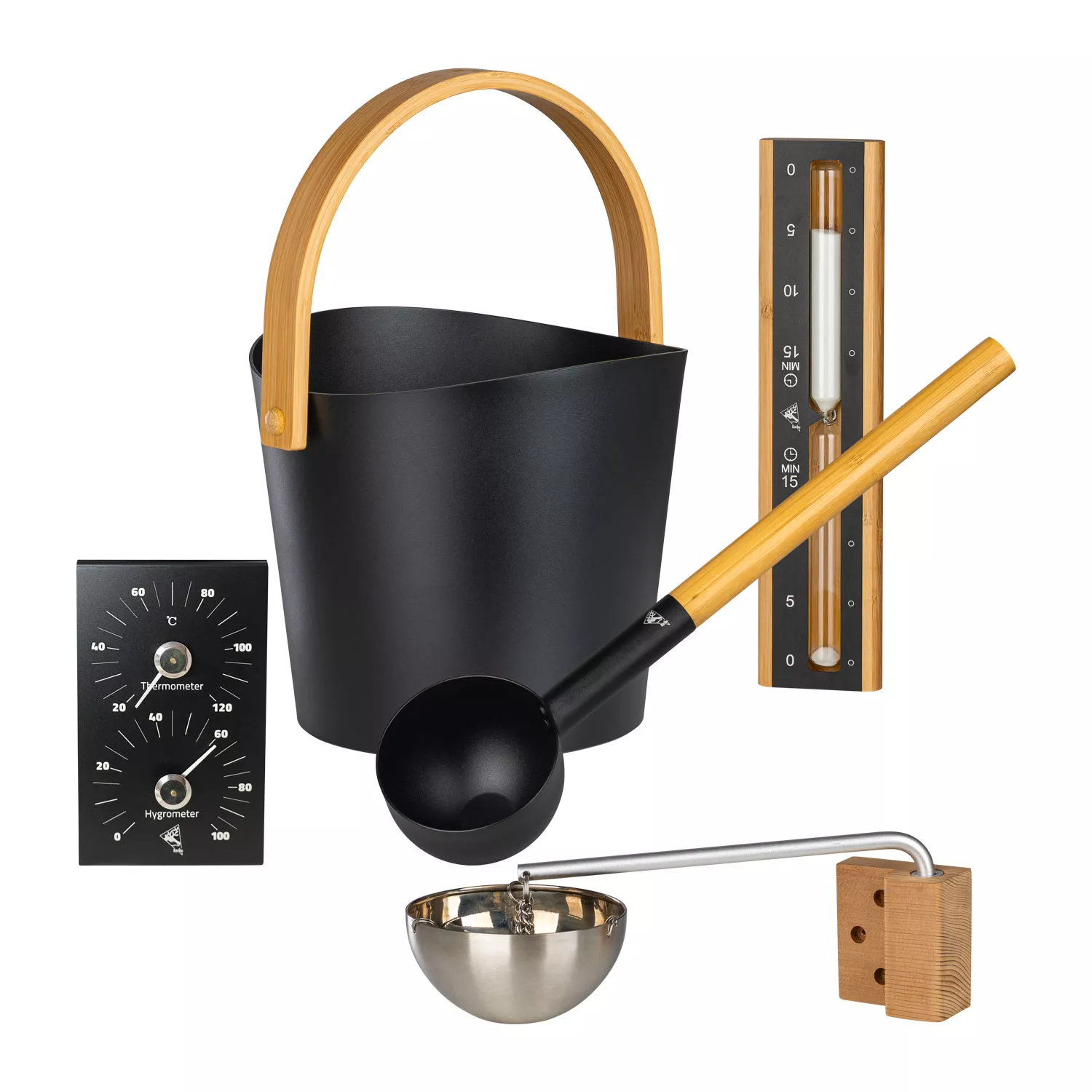 Karibu Saunazubehör Set Premium