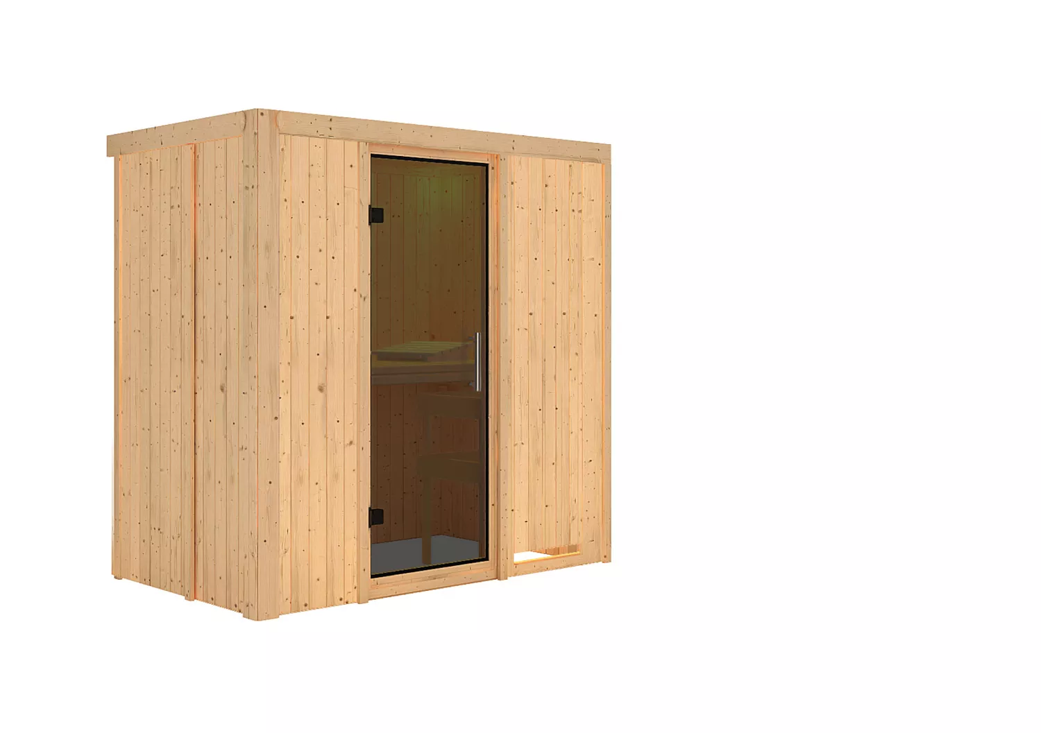 Karibu_Classic_Variado_Systemsauna_ohne_Saunaofen_und_Graphit_Ganzglastuer_4 Karibu Classic Variado Systemsauna ohne Saunaofen und Graphit Ganzglastür
