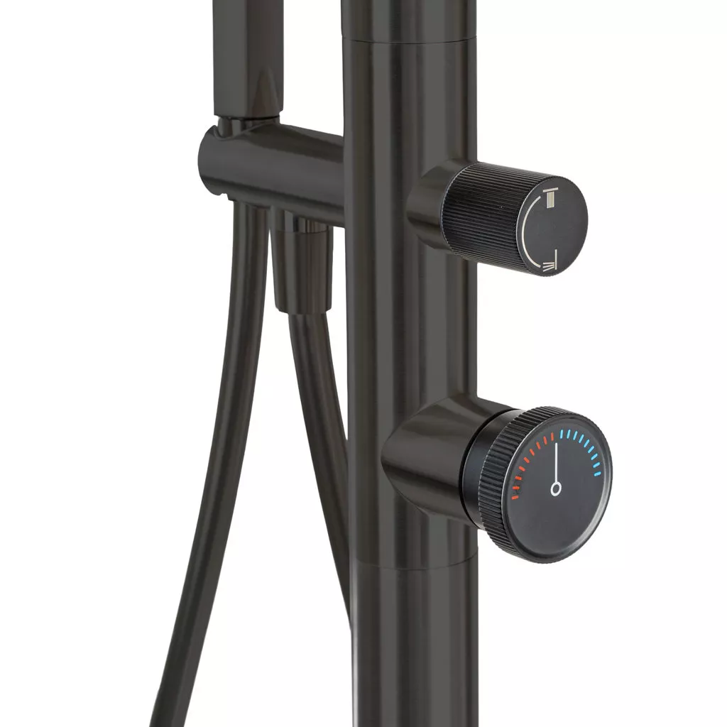 poolpowershop-drop-black-edelstahl-gartendusche-armatur Poolpowershop Drop Black Edelstahl Gartendusche
