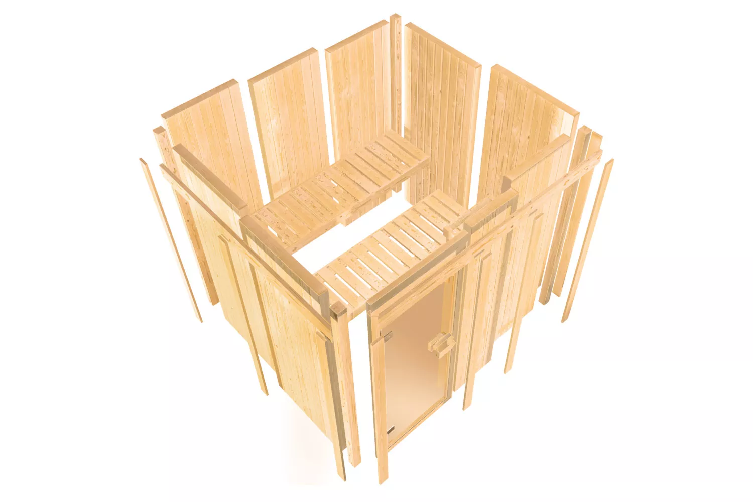Karibu_Classic_Variado_Systemsauna_ohne_Saunaofen_und_bronzierte_Ganzglastuer_10 Karibu Classic Variado Systemsauna ohne Saunaofen und bronzierte Ganzglastür