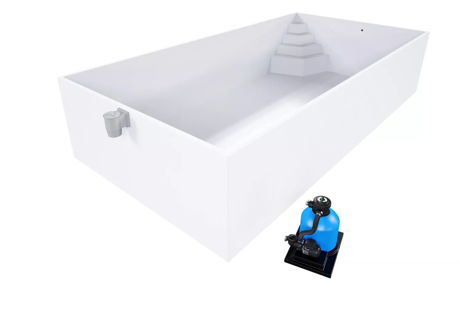 Isotherm-Pool_Komplettset_Basic_weiss_mit_Ecktreppe_Smaragd_1 Isotherm-Pool Komplettset Basic weiß mit Ecktreppe Smaragd