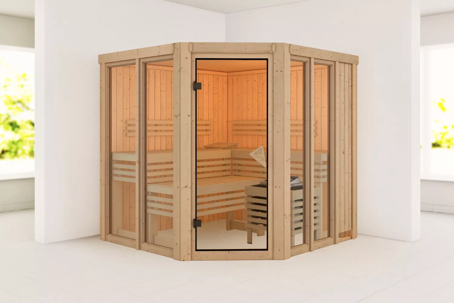 Karibu_Elino_Systemsauna_ohne_ofen_2 Karibu Elino Systemsauna ohne Ofen