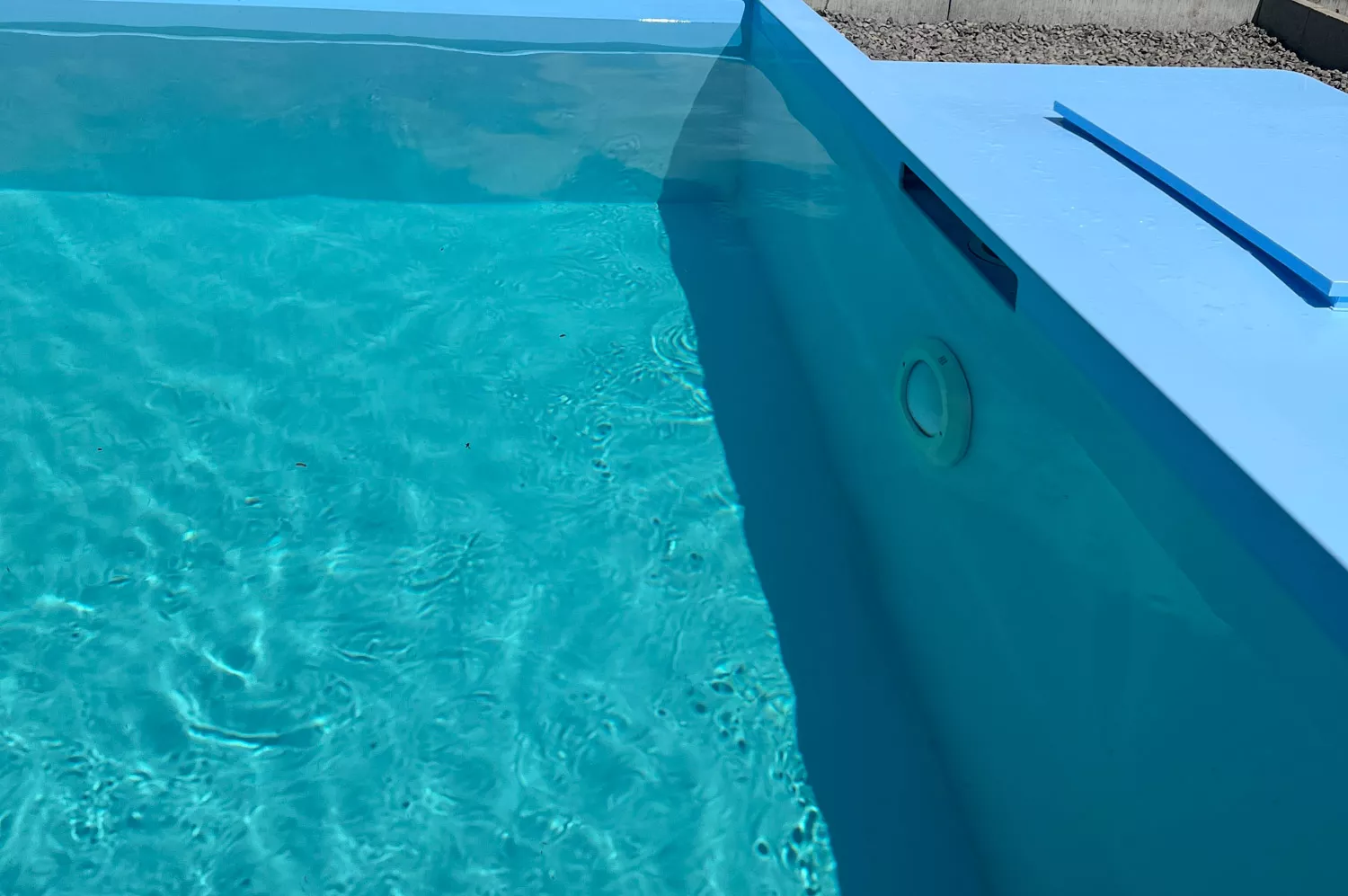 PP-Pool Komplettset Premium Blau mit Horizon-Überdachung - 8,00 x 3,00 x 1,36 m