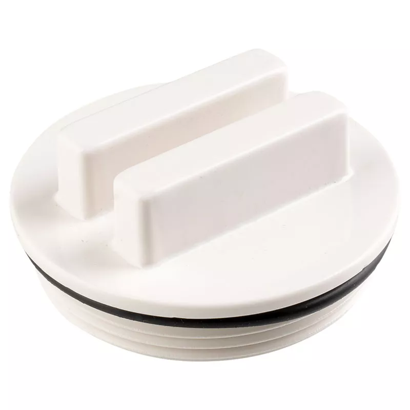 Verschlussstopfen Winterstopfen 2" weiss mit O-Ring