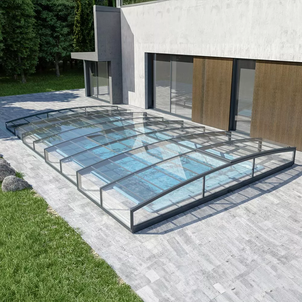 Novacomet e-line Horizon High Poolüberdachung