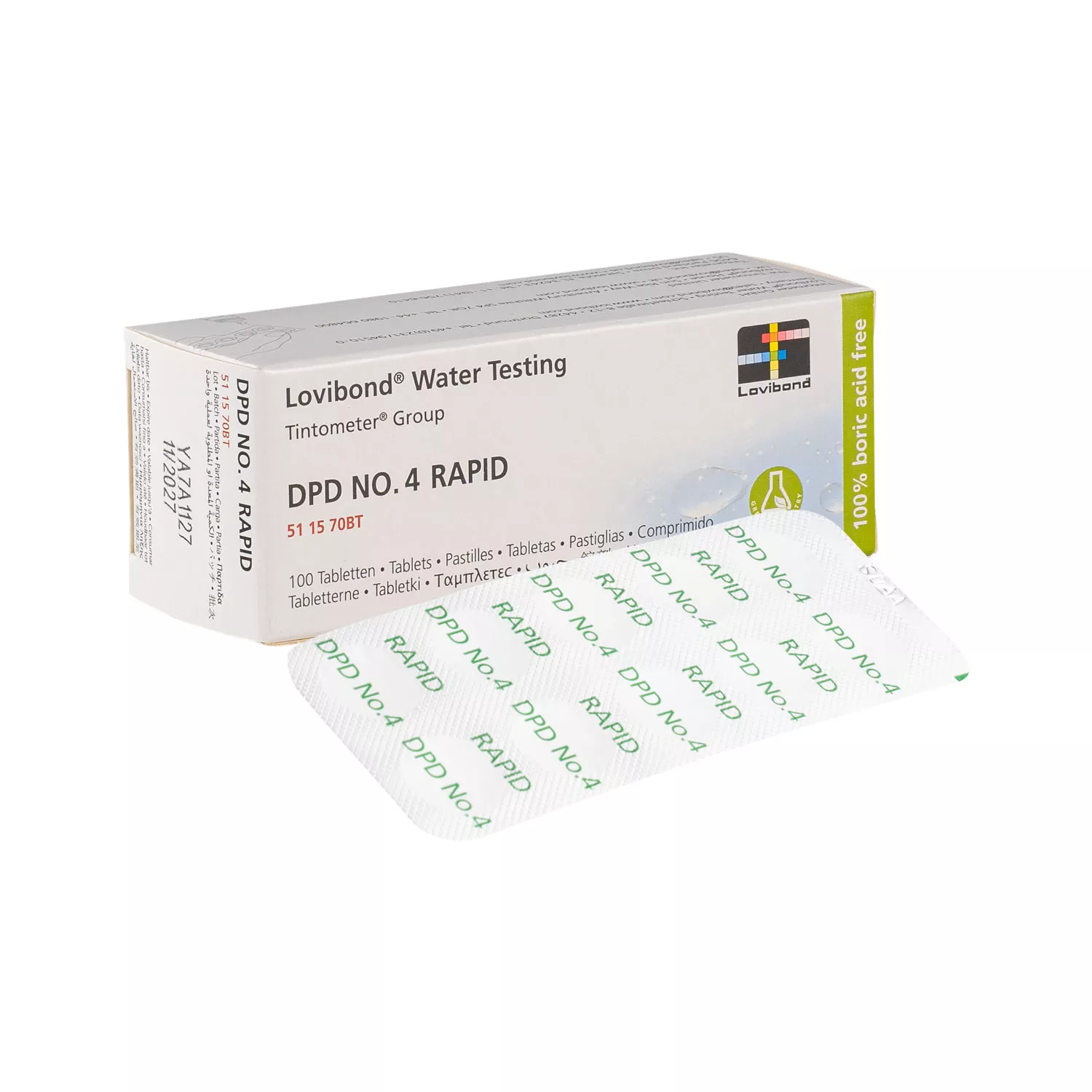 Lovibond DPD Evo Nr. 4 Testtabletten Sauerstoff für Pooltester