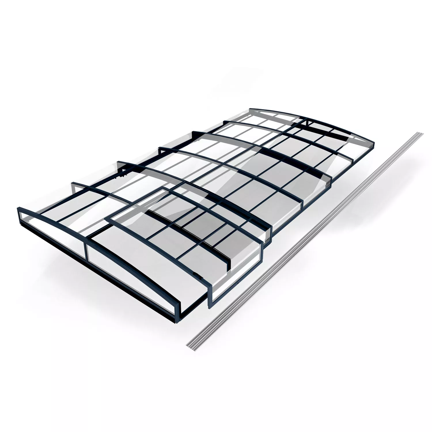 novacomet-e-line-horizon-high-poolueberdachung-4 Novacomet e-line Horizon High Poolüberdachung - 6 x 3 m - bündig mit Beckenrand
