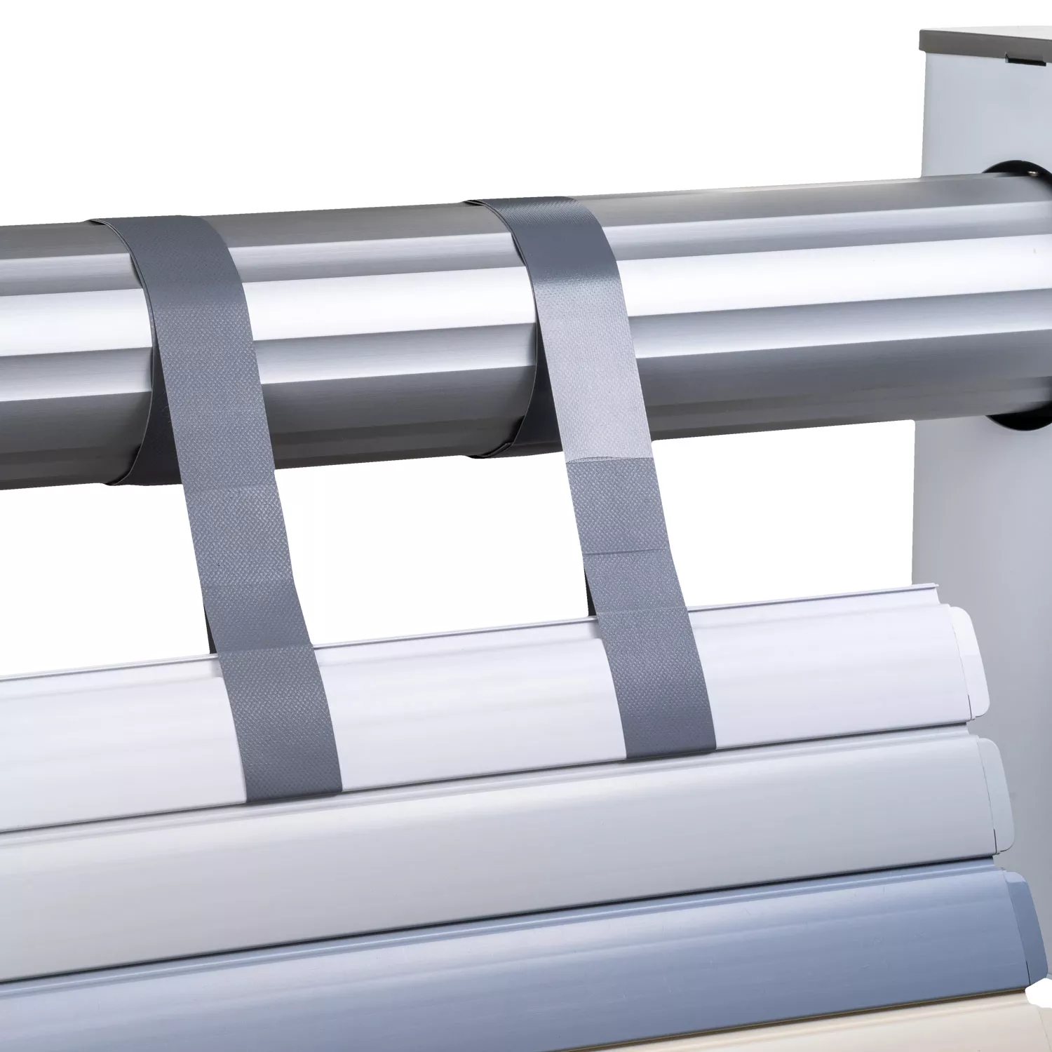 Poolpowershop Oberflur Aufrollvorrichtung Harmony Steel - anthrazit-beige