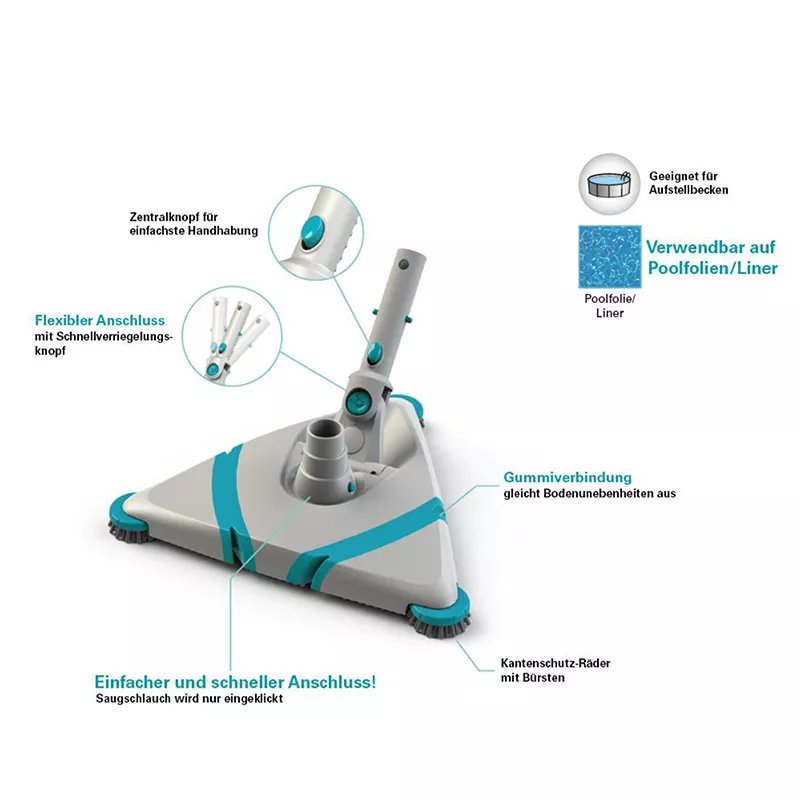 Bayrol Bodensauger-Kopfteil dreieckig 