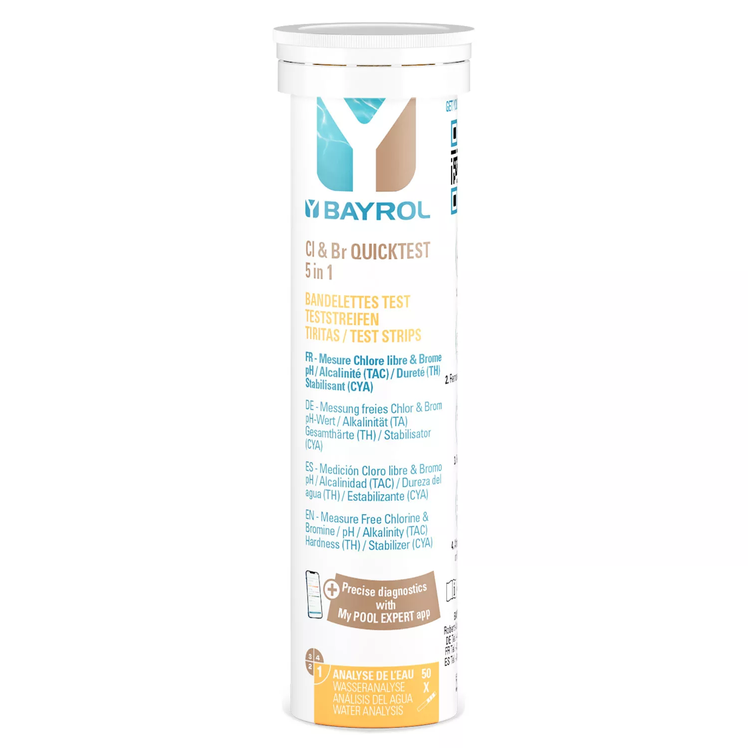 Bayrol QuickTest Chlor und Brom 5 in 1