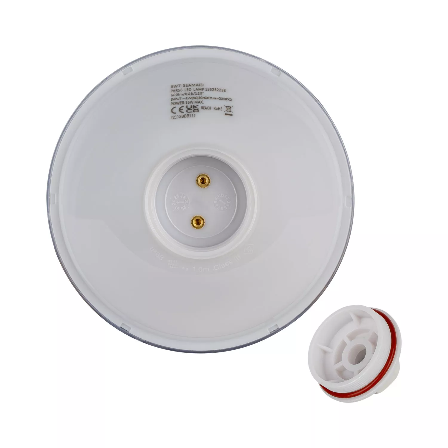 seamaid-led-par-56-ecoproof-scheinwerfereinsatz-hinten-auf Seamaid LED PAR 56 Ecoproof Scheinwerfereinsatz - Kaltweiß (6500 K)