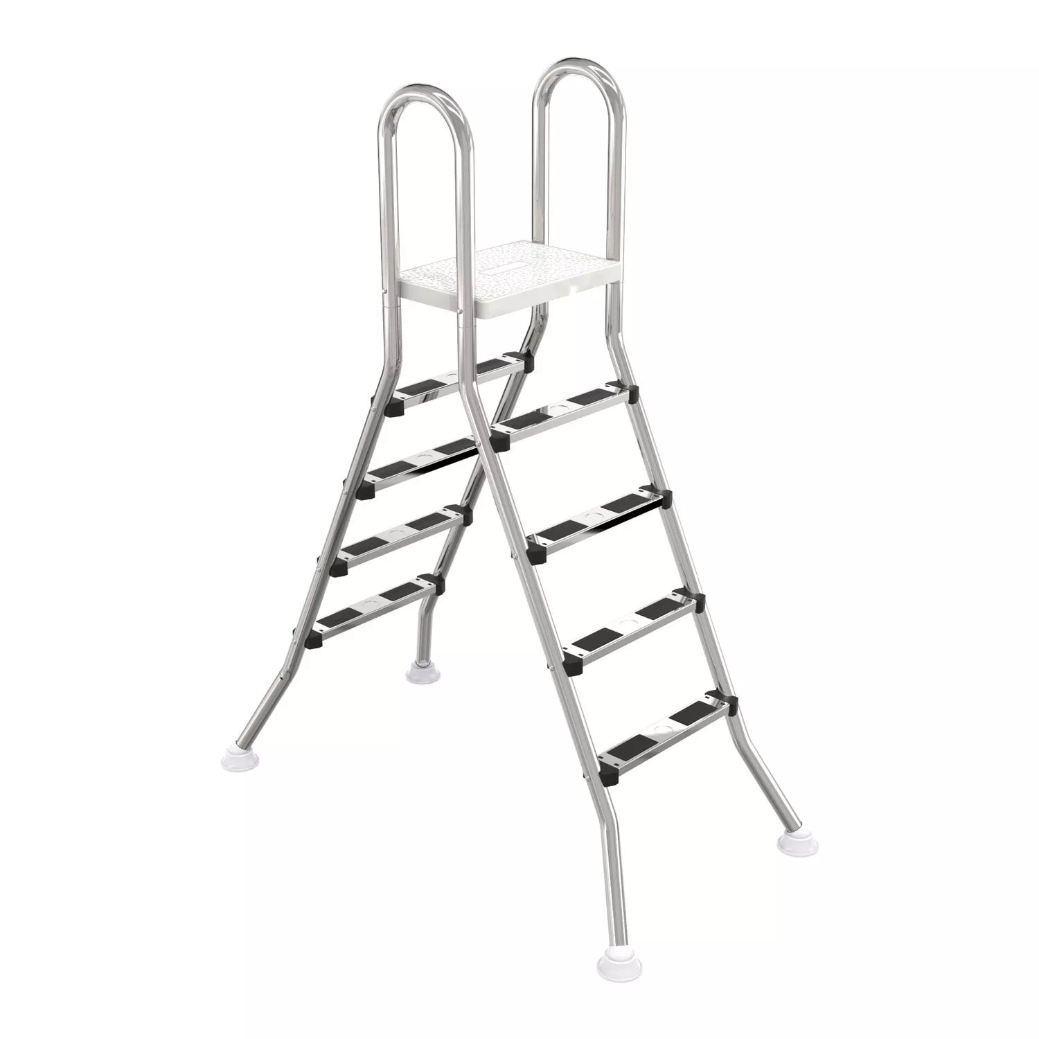 Oku Edelstahl Poolleiter für Aufstellbecken