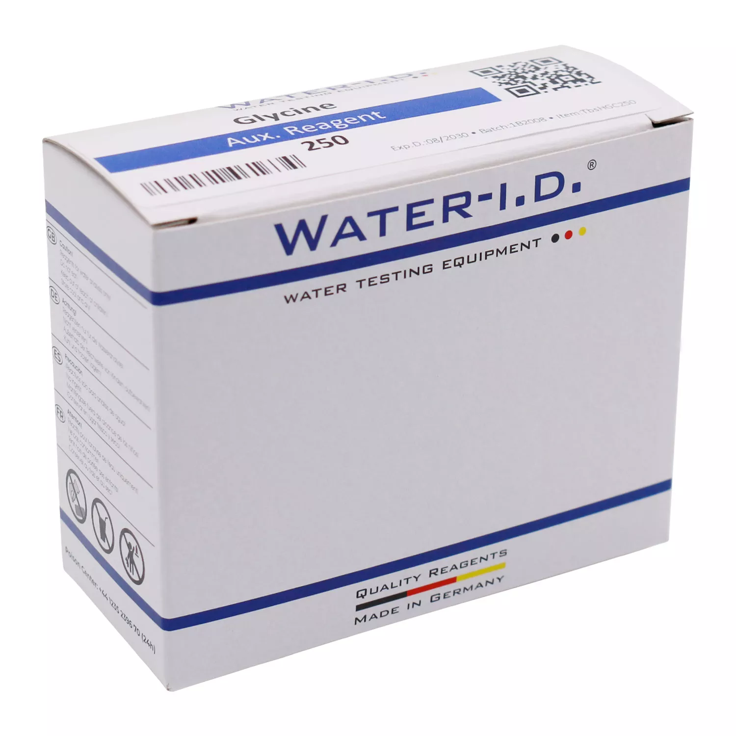 Glycine Testtabletten für Poollab - 250 Stk
