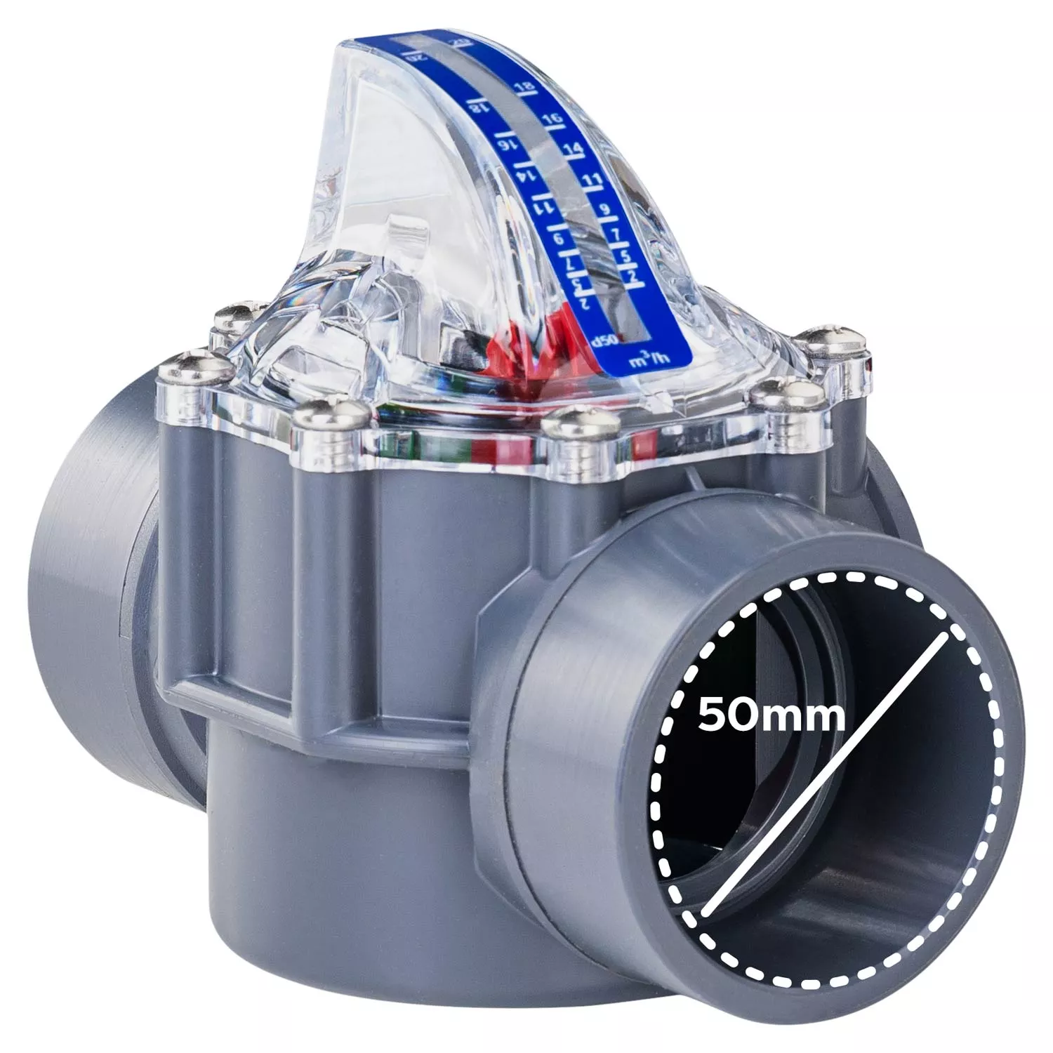 Durchflussmesser FlowVis 50 mm Durchmesser