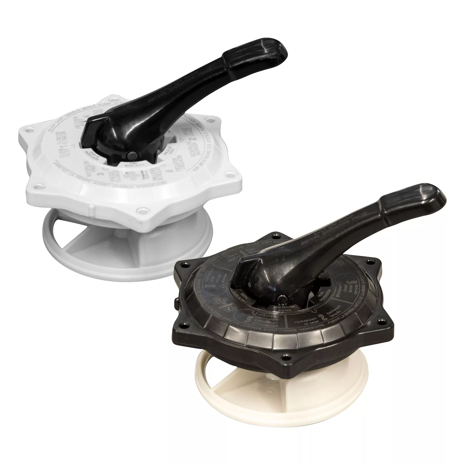 Kolbenventil Für Poolfilterpumpe - Mit 1,25" Auf 1,5" Adapter Für Oberirdische Pools