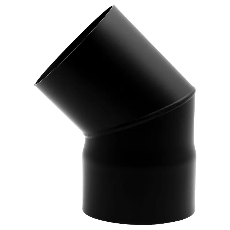 1043886_pic1 Harvia Winkelrohr 45° Durchmesser 115mm schwarz kombinierbar