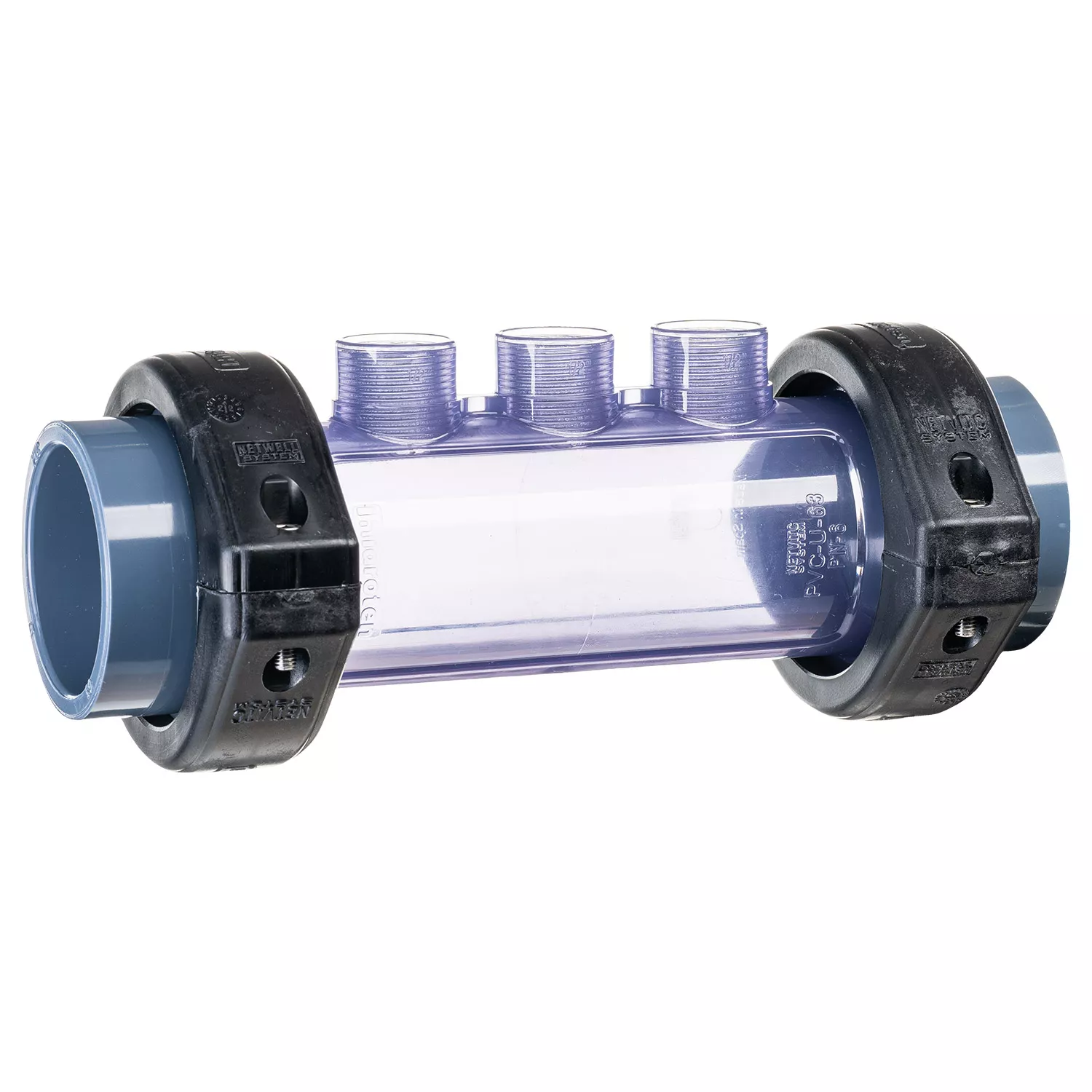 PVC-Sondenhalter-transparent_1 PVC Sondenhalter transparent - 75 mm