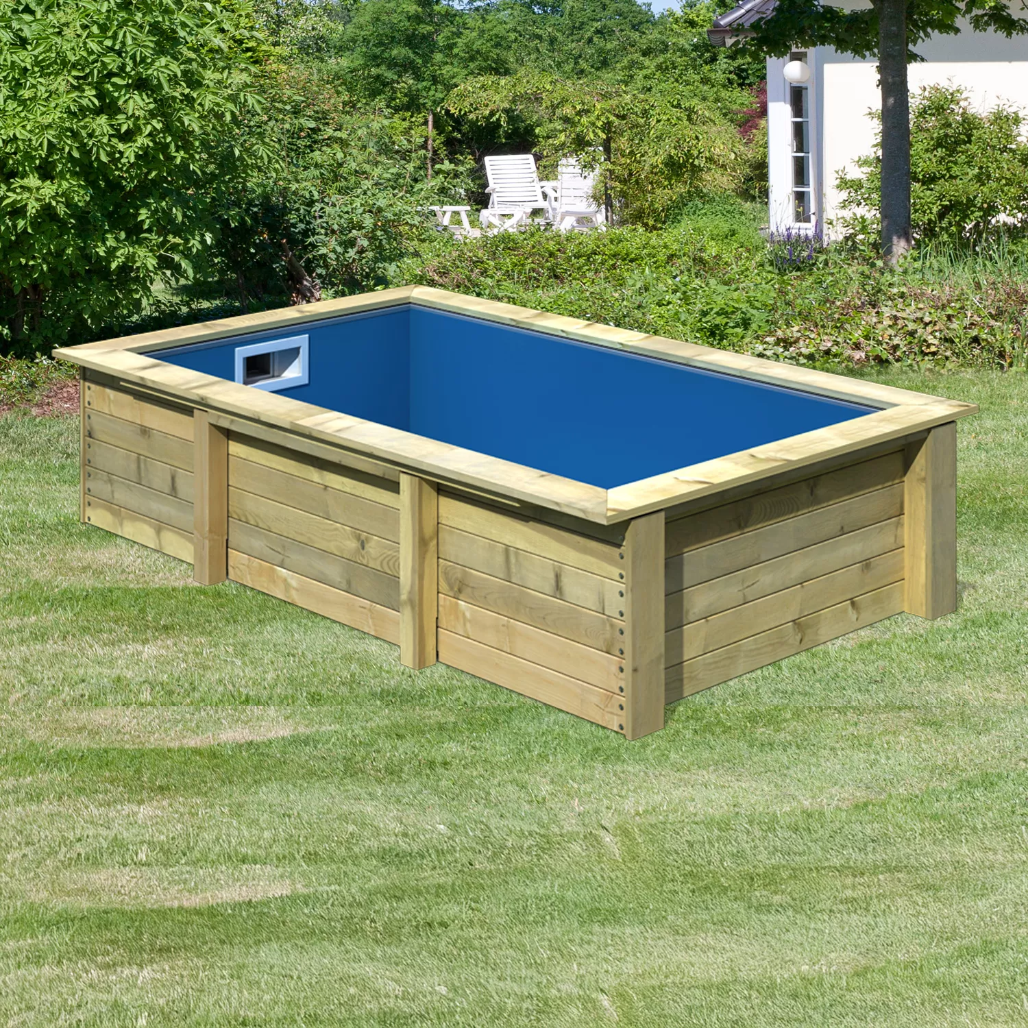 karibu-pool-triton-holzbecken-rechteckig Karibu Pool Triton Holzbecken Rechteckig