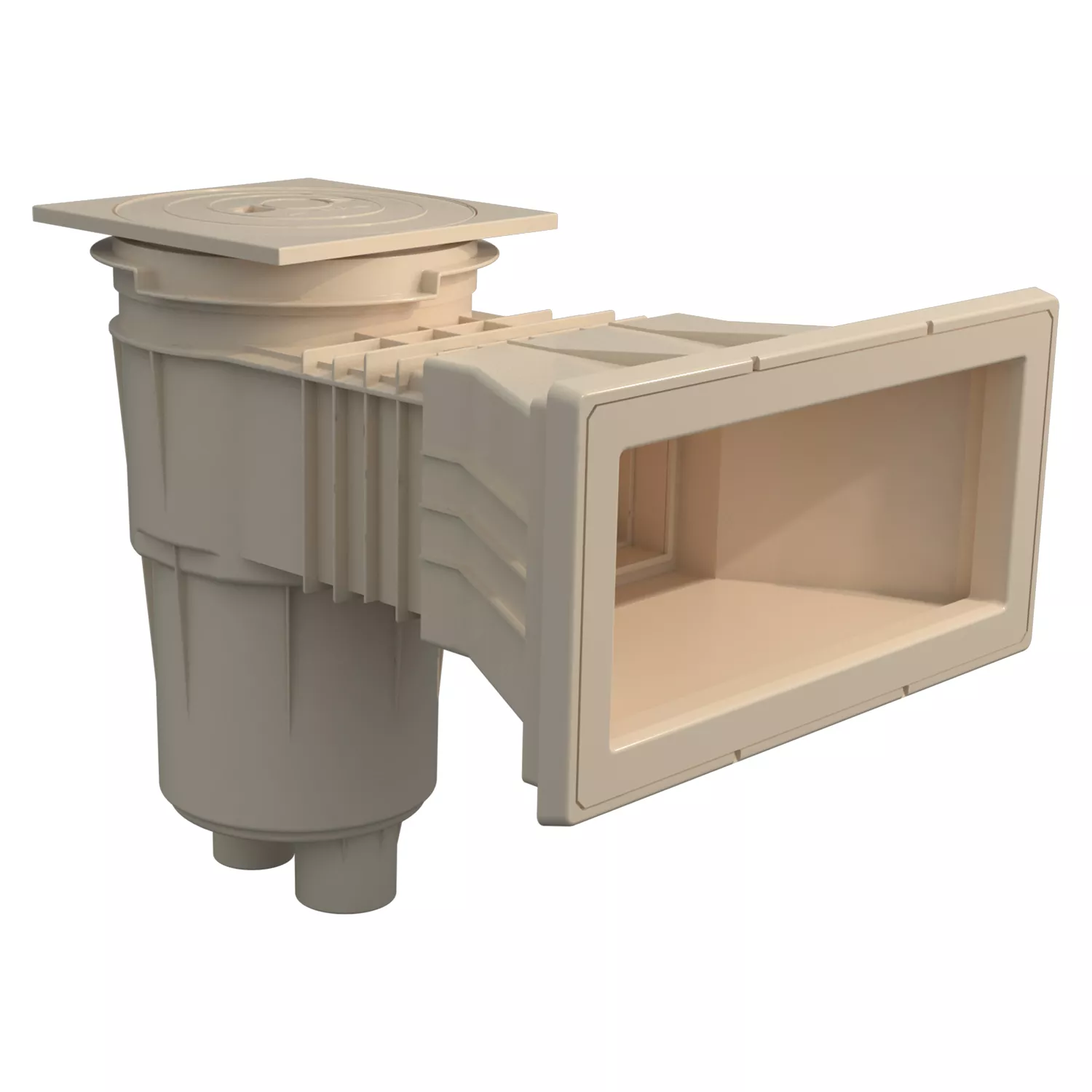 Astral-ABS-Breitmaulskimmer_sand Astral ABS Breitmaulskimmer 17,5 l sand Folien/ Fertigbecken