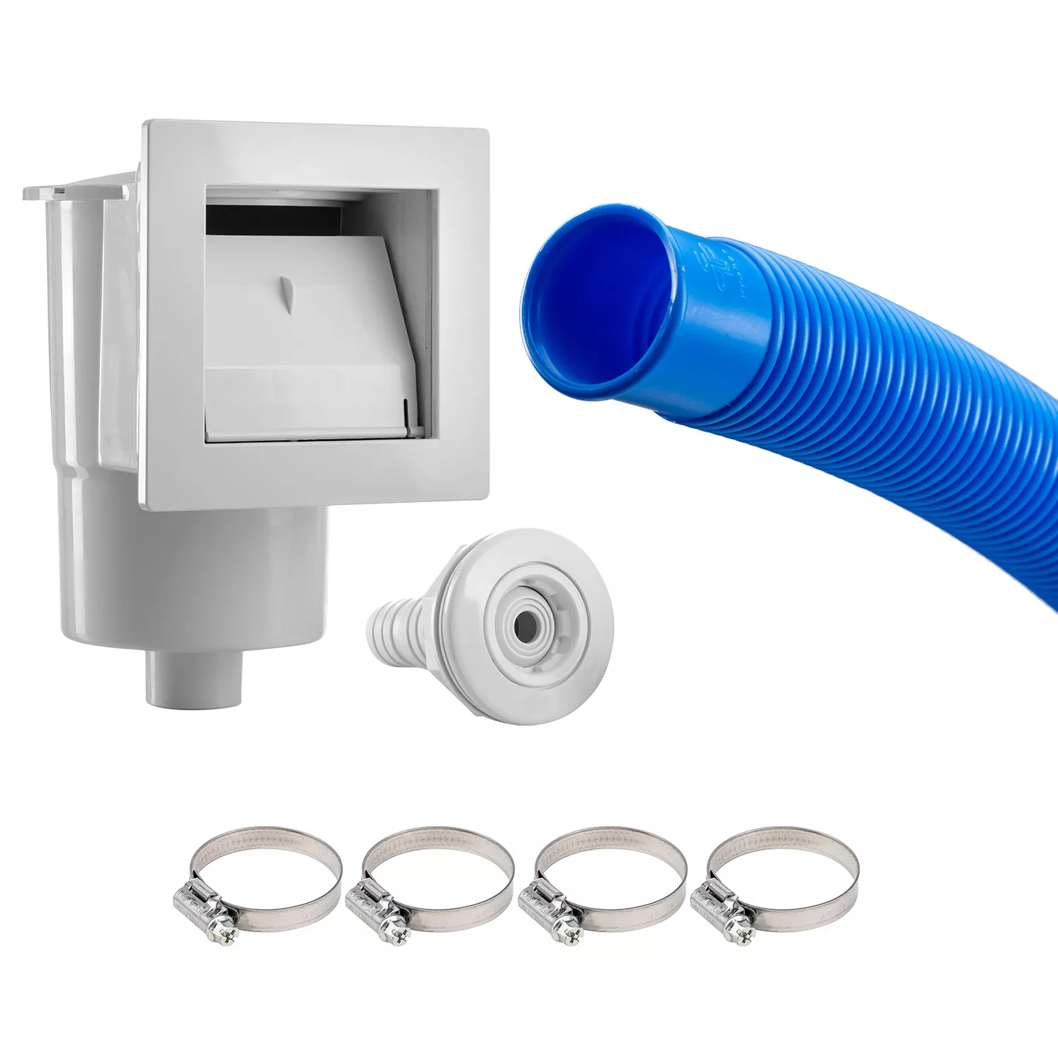 Stahlwandpool Komplettset Comfort Rund Sand 0,8mm - D 5,00m, Tiefe 1,20m, Teileingelassen