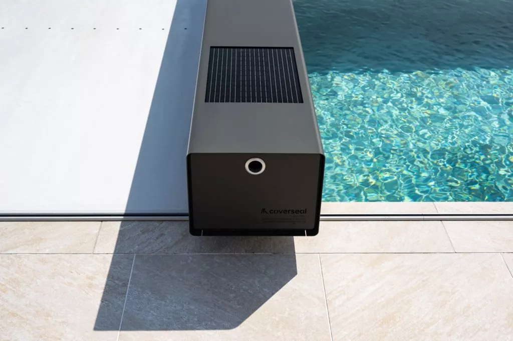Coverseal elektrische Poolabdeckung - Tiefschwarz - 500 cm x 300 cm - ohne Montage