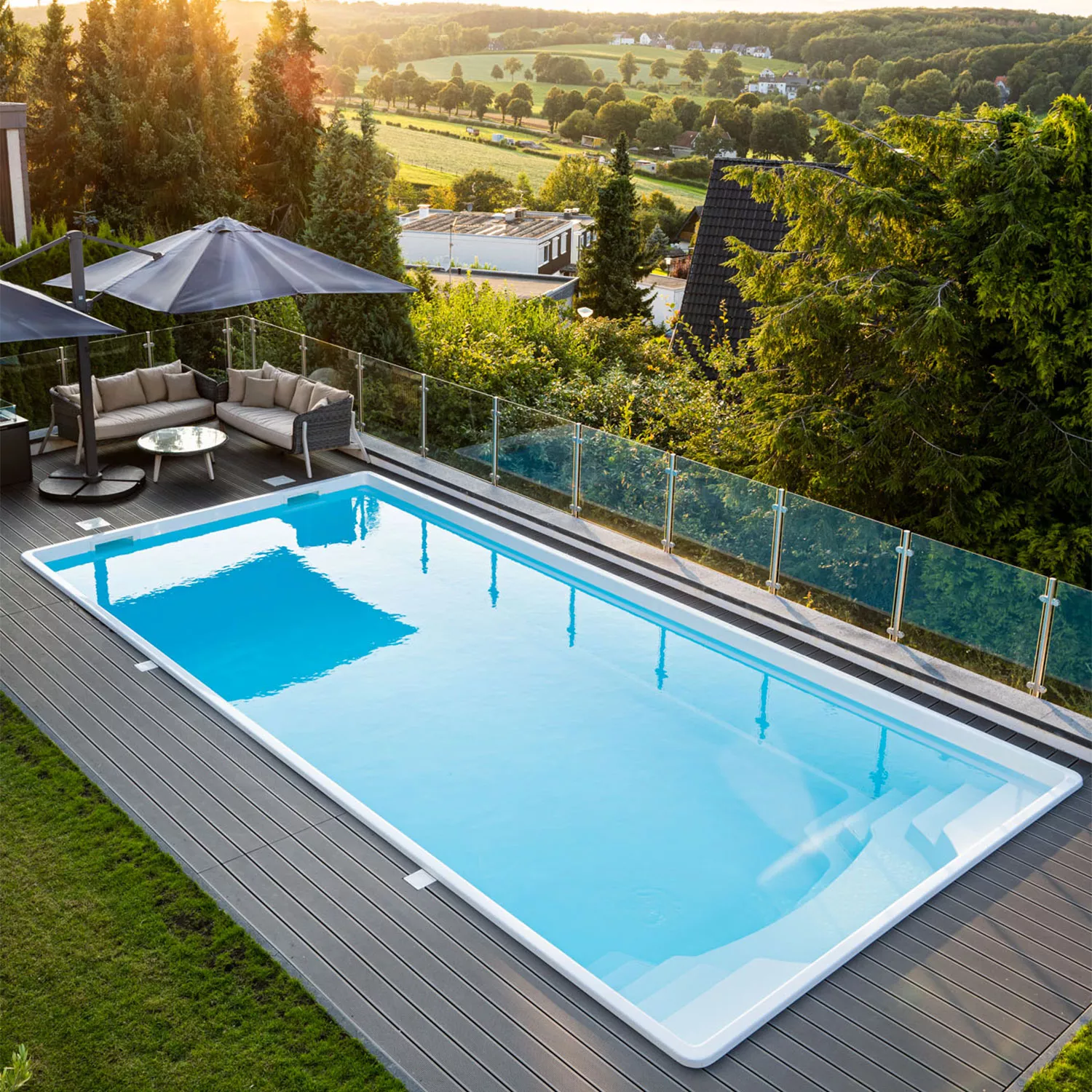 Novacomet Erato 1000 GFK-Fertigbecken 