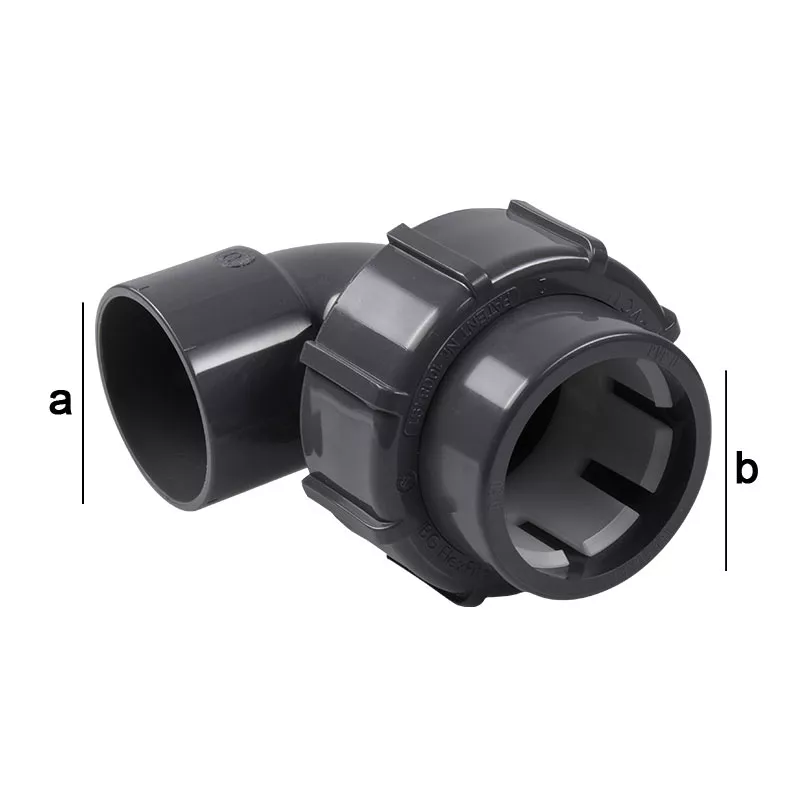 Flexfit Winkel 90 Grad Klemm x Klebemuffe 50 mm x 50 mm 