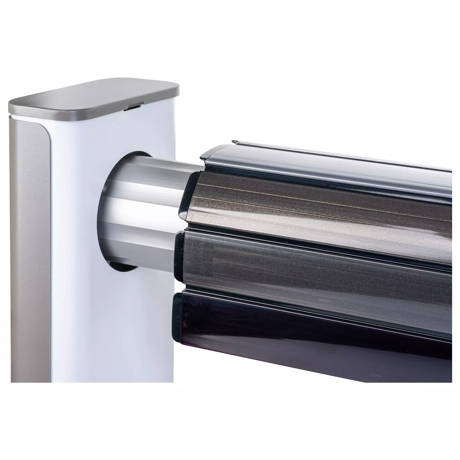 Poolpowershop Oberflur Aufrollvorrichtung Harmony Steel - anthrazit-beige