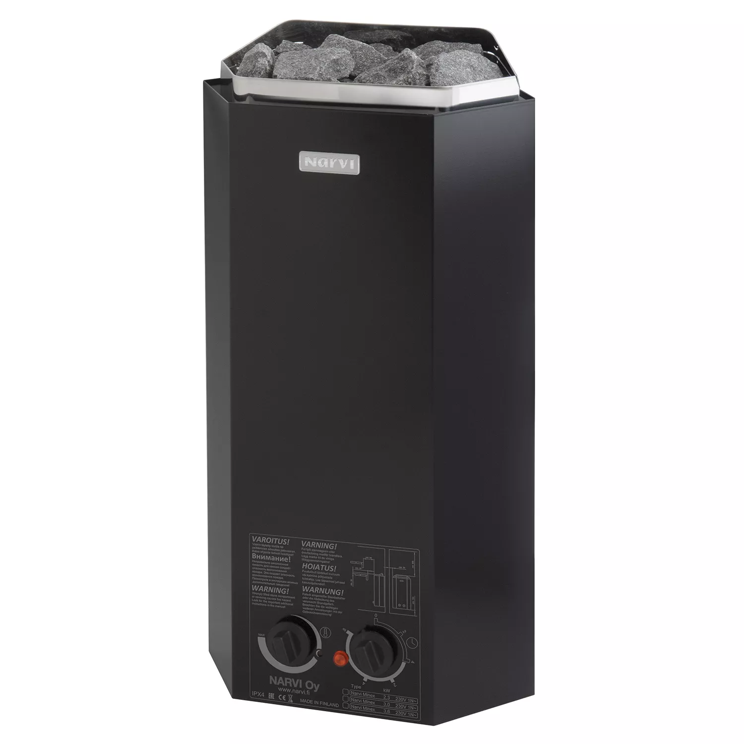 Narvi Minex Saunaofen mit integr. Steuerung - 3,6 kW