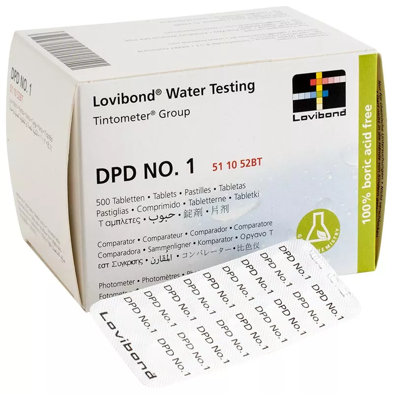 DPD No. 1 Testtabletten für Scuba, Checkit & Photometer - 500 Stk