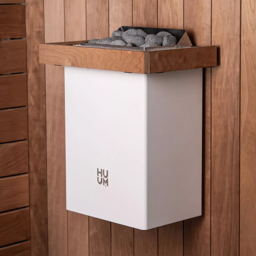 HUUM Core Wall Holzreling Halterung - weiß