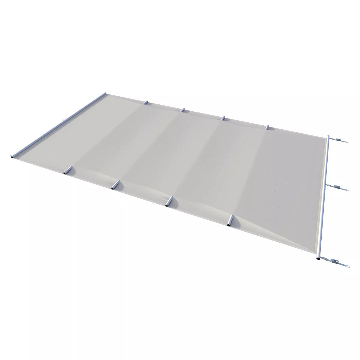 Poolpowershop Stangenabdeckung Basic - hellgrau