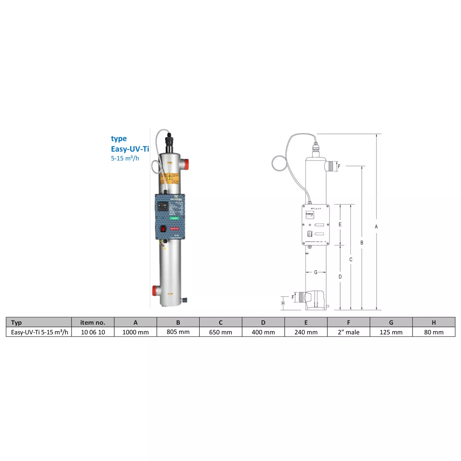 Dapra Easy UV-C Desinfektionsgerät 2.0 Titan