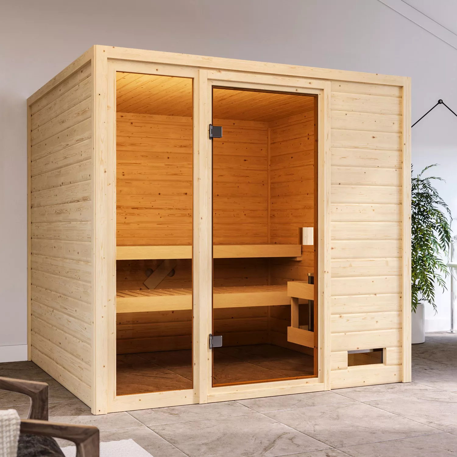 Karibu Jutta Bio Niedrigsauna 