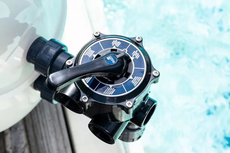 Kolbenventil Für Poolfilterpumpe - Mit 1,25" Auf 1,5" Adapter Für Oberirdische Pools