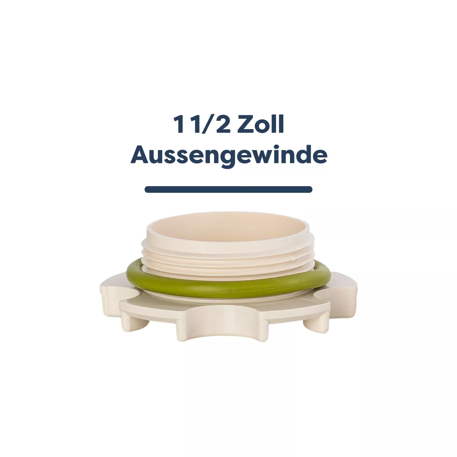 MTS UNI SET Verschlussstopfen ABS cremeweiß