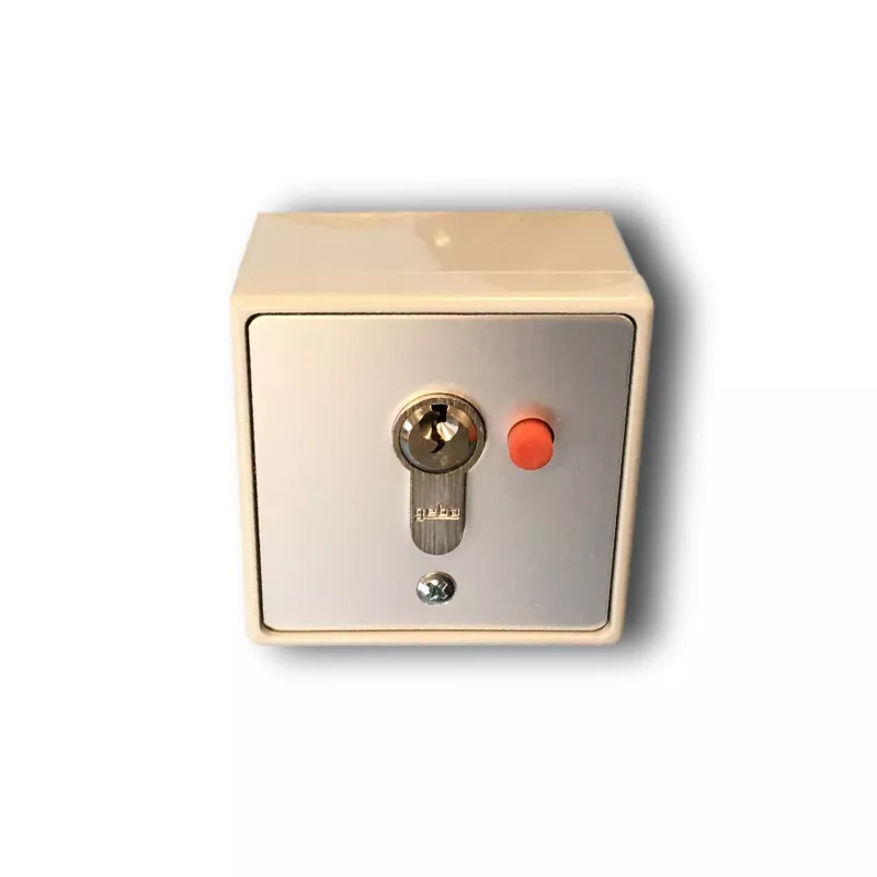 Externer Schlüsselschalter mit Stopptaste Aufputz 