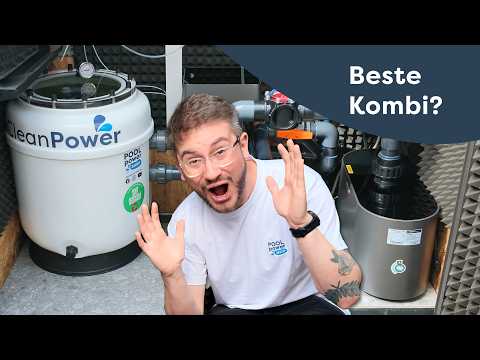 Sandfilteranlage CleanPower Premium GFK 765 mm mit Invermaster IM30 VS und iWash